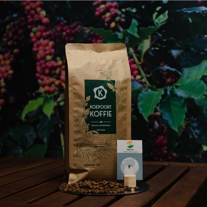 India Monsooned Malabar vers gebrand 1000 gram