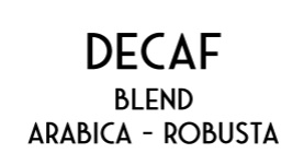 Decaf blend 50-50 - ongebrand 1 kg